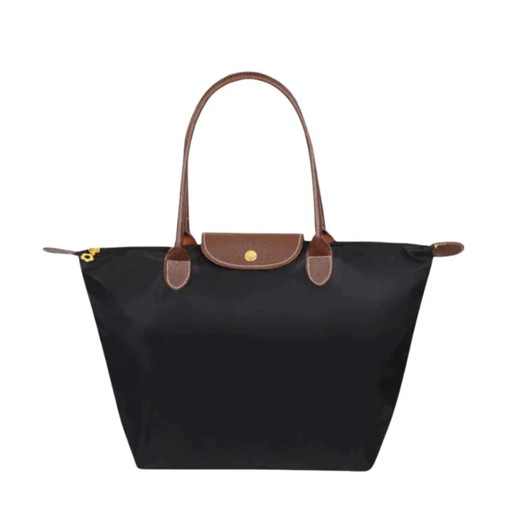 SUENTA Luxus Damen Handtasche Celeste – Stilvoll, vielseitig & elegant für Alltag, Business & Events Schwarz