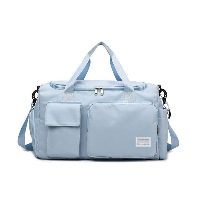 SUENTA Mehrfach Reisetasche Mit Schuhfach Und Sportgymnastik Duffle Himmelblau