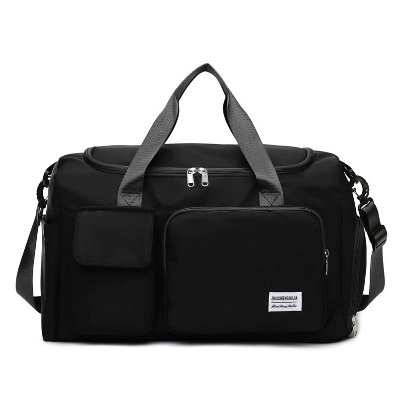 SUENTA Mehrfach Reisetasche Mit Schuhfach Und Sportgymnastik Duffle Dunkel