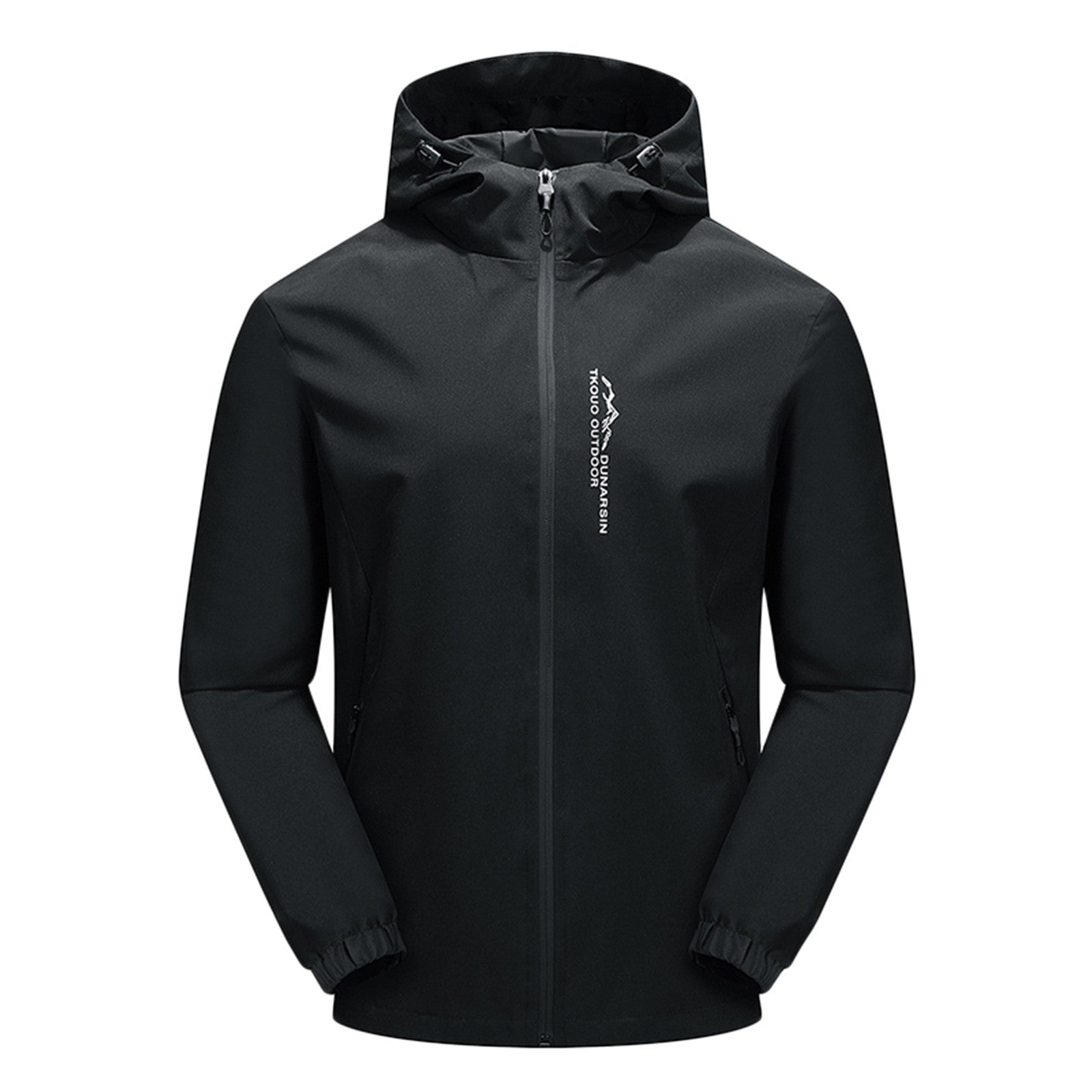 SUENTA Herren Softshell Jacke Mit Kapuze Langarm Vielseitig Schwarz