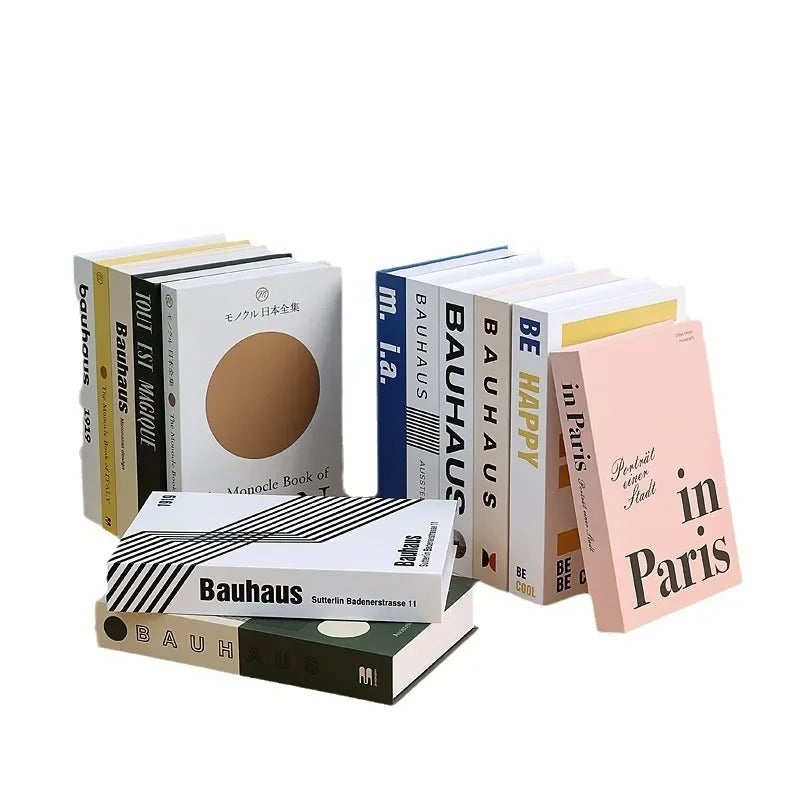 SUENTA Dekorative Tischbücher Modern – 26,7 x 17,5 cm, Leichtes Design