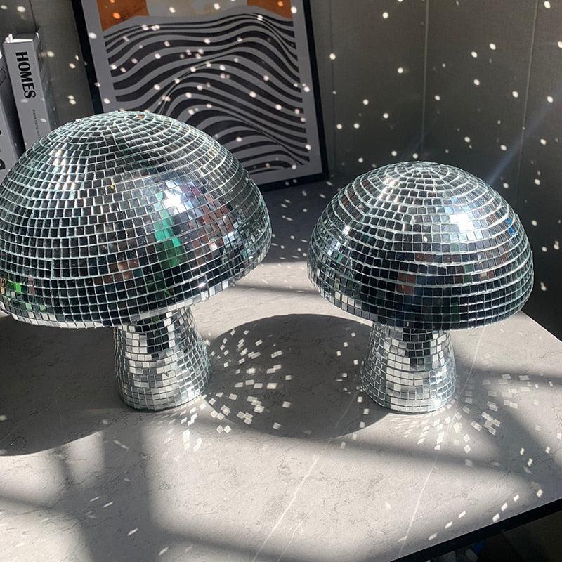 SUENTA Discokugel Pilz Dekor Funky Atmosphäre Licht Raum Stimmung