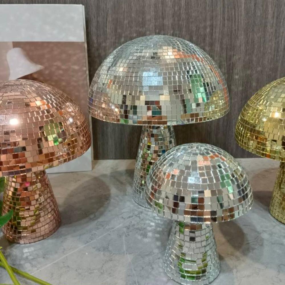SUENTA Discokugel Pilz Dekor Funky Atmosphäre Licht Raum Stimmung