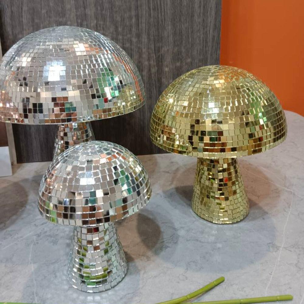 SUENTA Discokugel Pilz Dekor Funky Atmosphäre Licht Raum Stimmung
