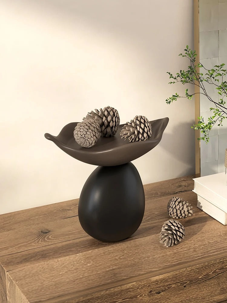 SUENTA Elegante Irie Skulptur 25 cm Hoch – Multifunktionale Ablage Statue