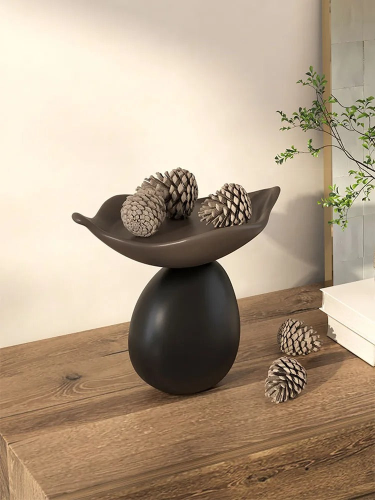 SUENTA Elegante Irie Skulptur 25 cm Hoch – Multifunktionale Ablage Statue
