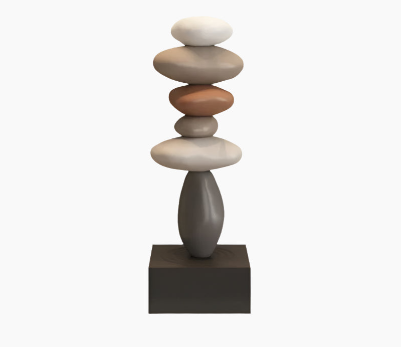 SUENTA Elegantes Brielle Ornament aus hochwertigem Resin für modernes Wohndesign A
