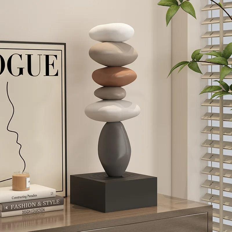 SUENTA Elegantes Brielle Ornament aus hochwertigem Resin für modernes Wohndesign
