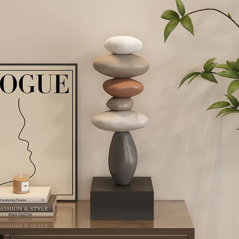 SUENTA Elegantes Brielle Ornament aus hochwertigem Resin für modernes Wohndesign