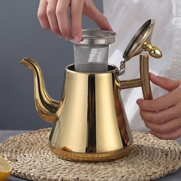 SUENTA Induktions Wasserkocher Mit Filter Aus Edelstahl