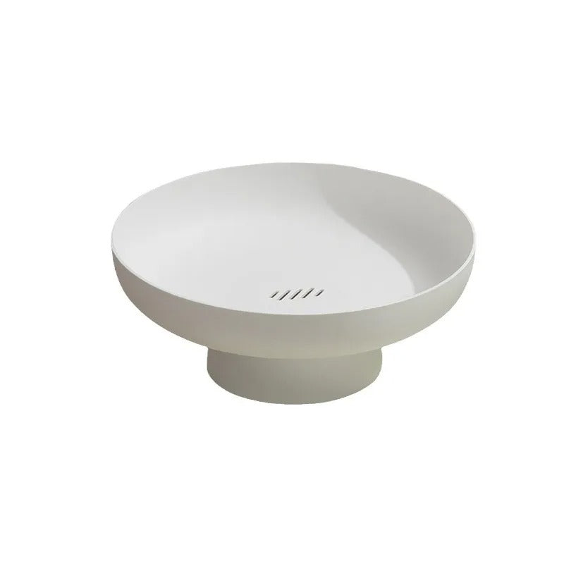 SUENTA Obstschale Mit Integriertem Drainagesystem 26 Cm Modernes Weiß