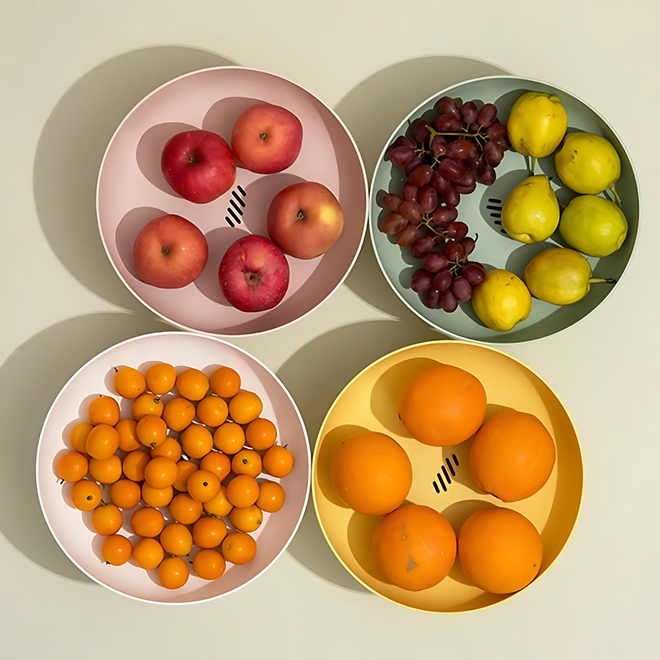 SUENTA Obstschale Mit Integriertem Drainagesystem 26 Cm Modernes