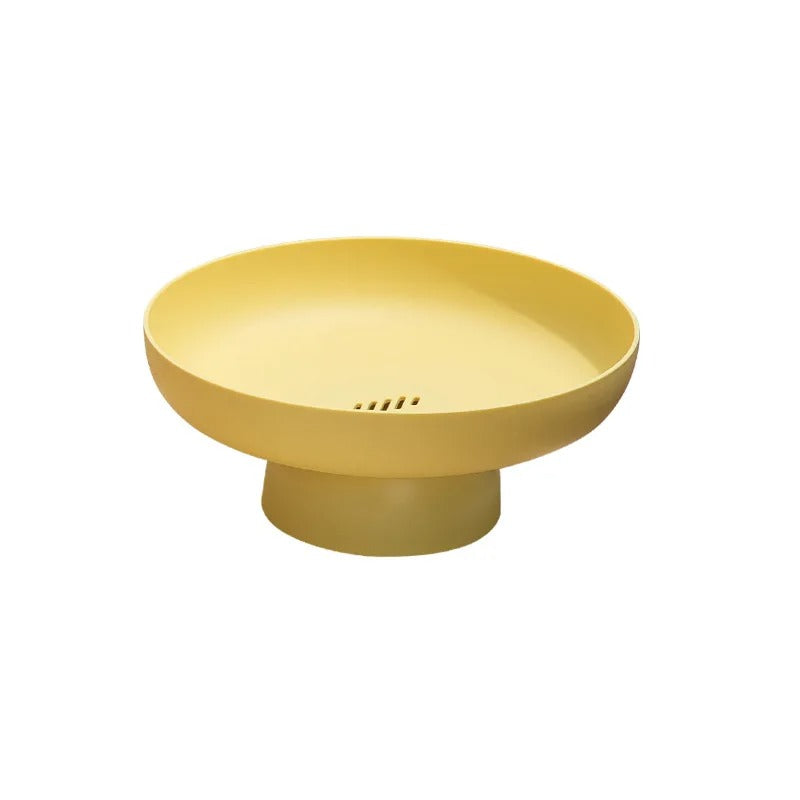 SUENTA Obstschale Mit Integriertem Drainagesystem 26 Cm Modernes Gelb