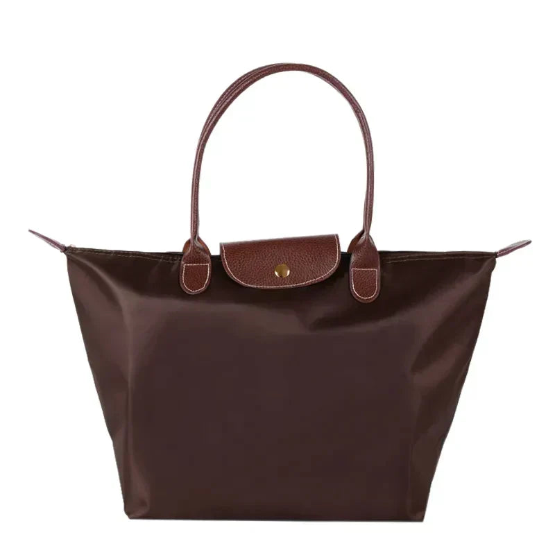 SUENTA Luxus Damen Handtasche Celeste – Stilvoll, vielseitig & elegant für Alltag, Business & Events Kaffee