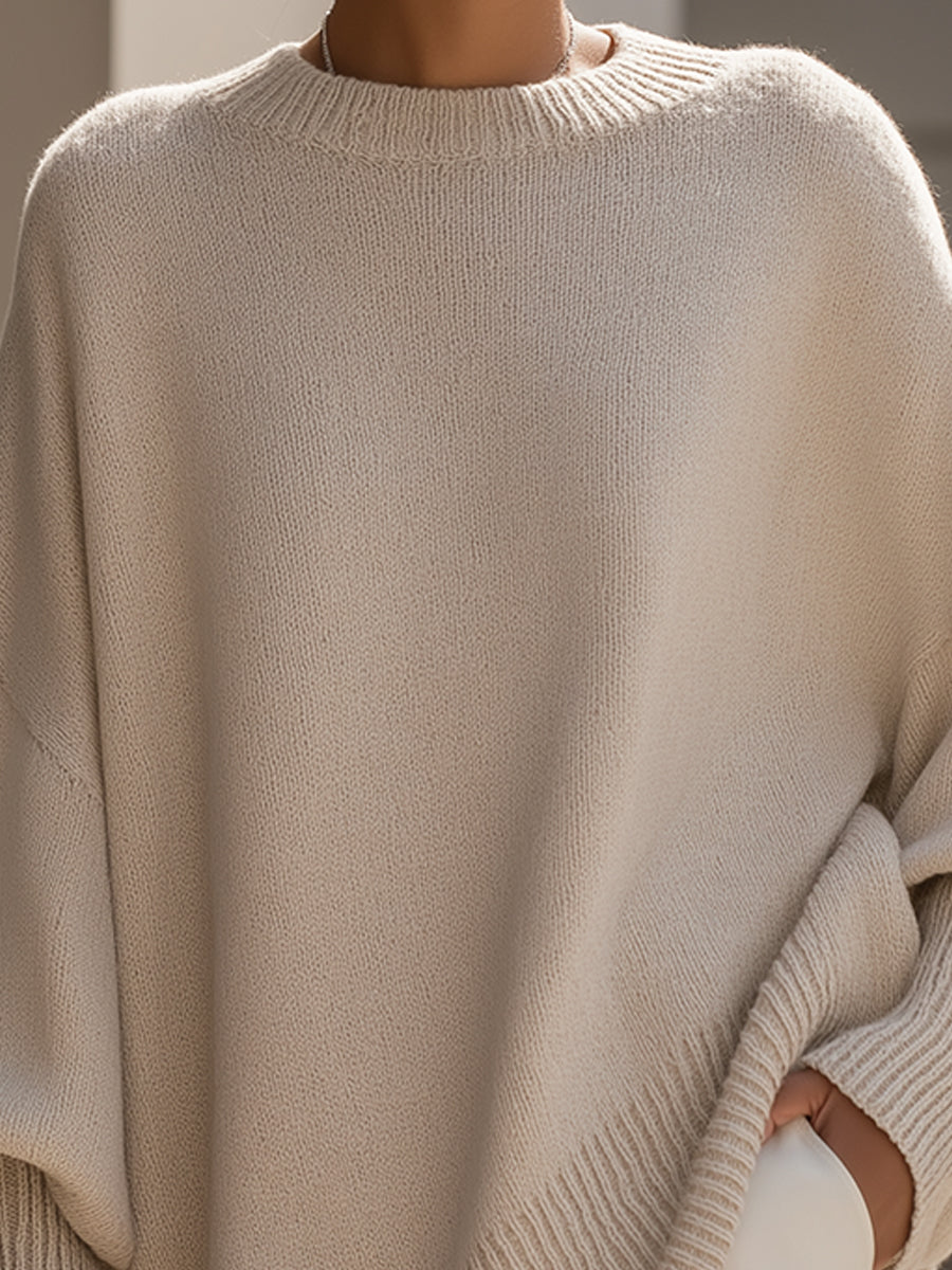 Tasana | Damen Eleganter Oversized Pullover