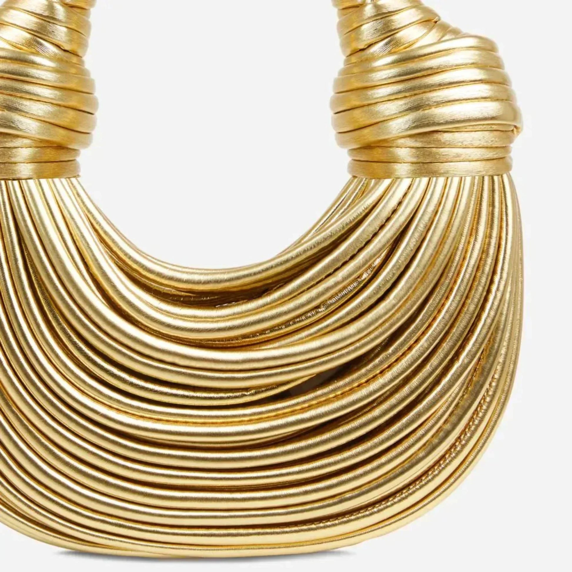 SUENTA Damen Statement-Tasche Elegantes Knotendetails Design
