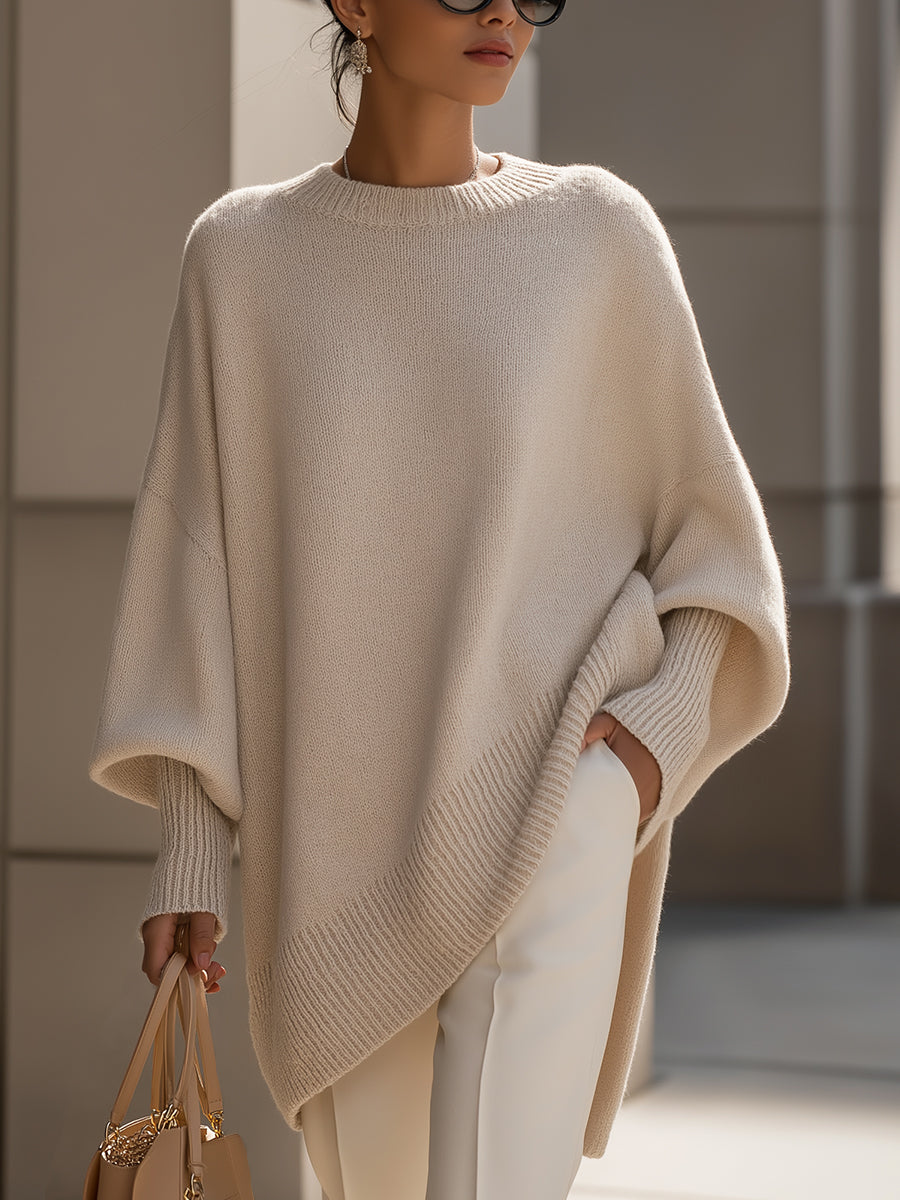 Tasana | Damen Eleganter Oversized Pullover