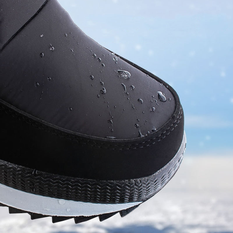 SUENTA Damen Winterschuhe Weich Warm Kuschelige Super Komfortable - Winterstiefel