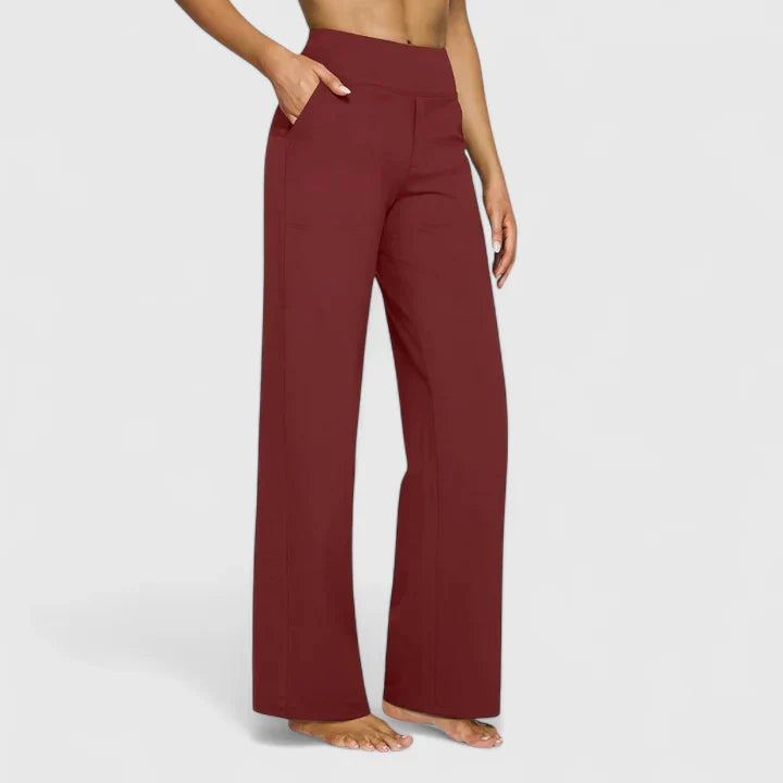 Solis | Pantalón holgado de descanso con cintura elástica para mujer