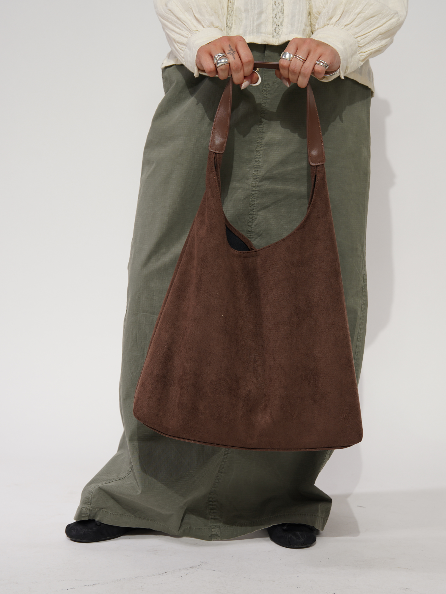 SUENTA Daily Leather Tote Stilvolle Tasche Aus Geschmeidigem Leder