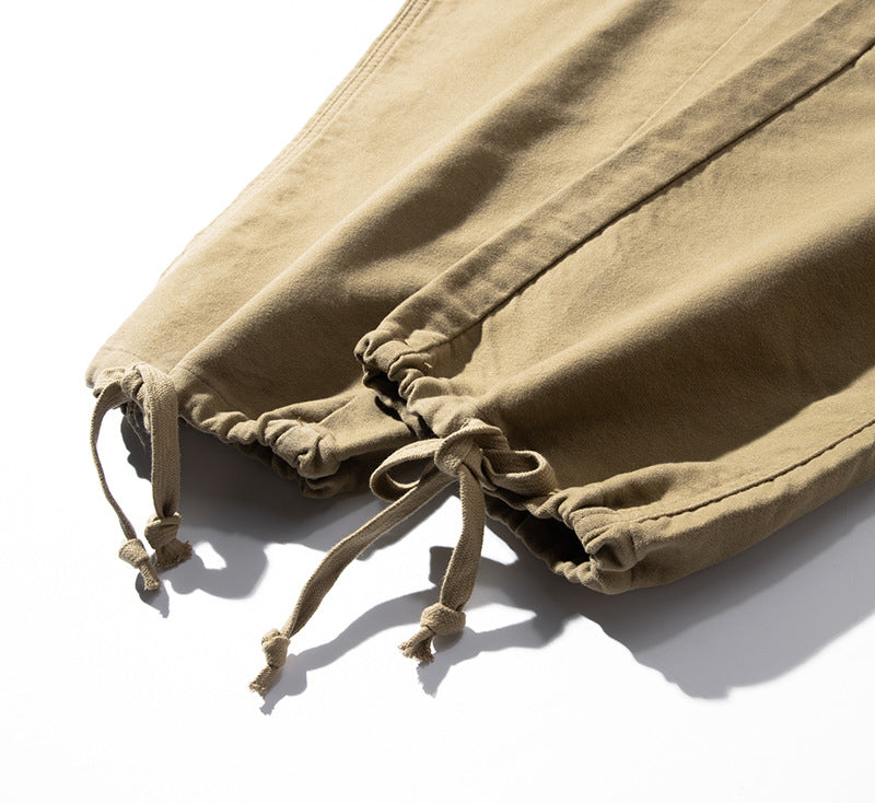 SUENTA Unisex Moleskin Latzhose – Overall mit Zugband und Praktischer Frontklapptasche