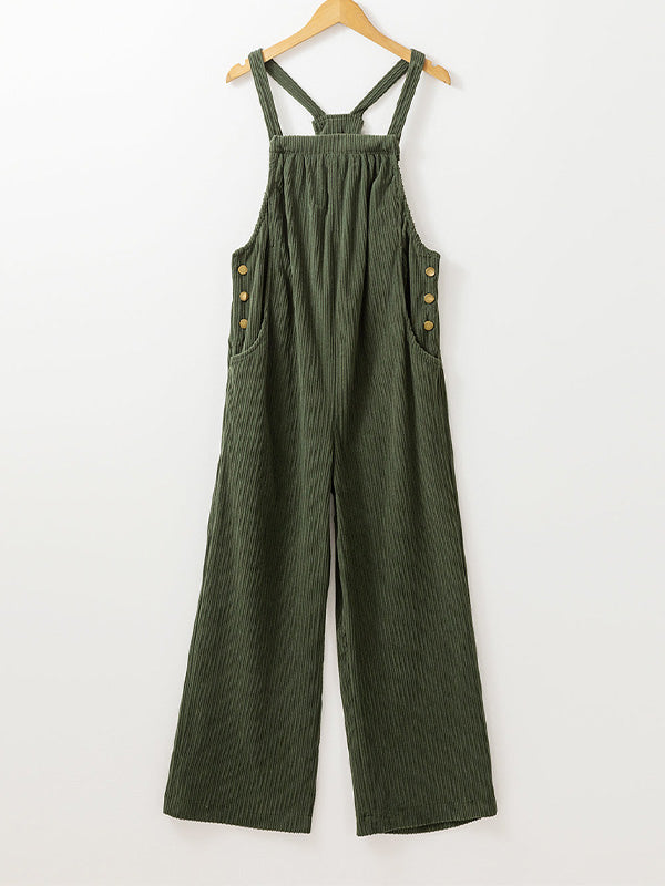 SUENTA Damen Cord Latzhose – Gemütlicher Overall aus Weichem Cordstoff