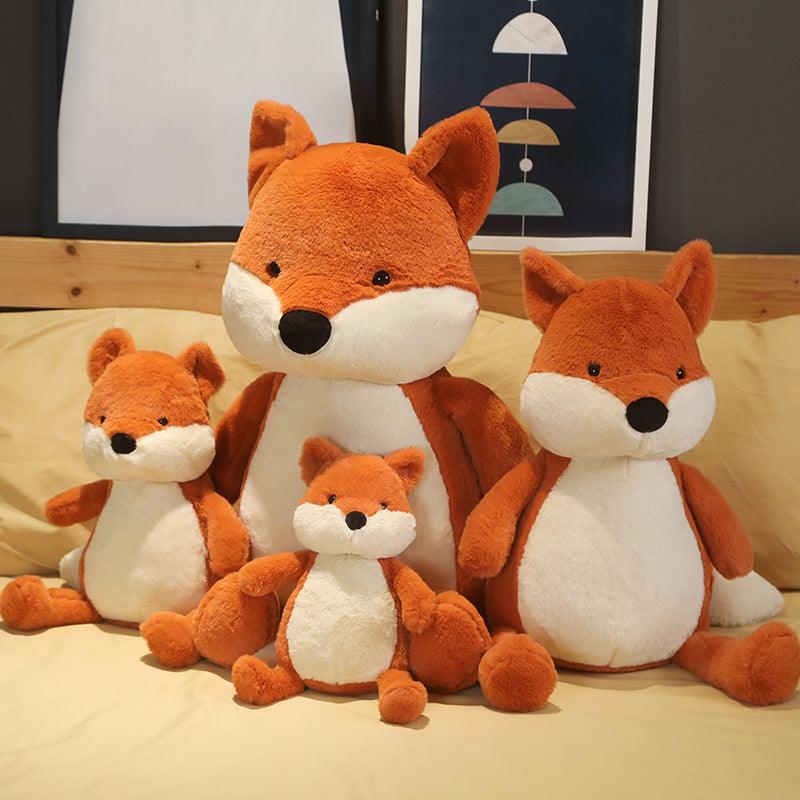 SUENTA Kuscheltier Klassischer Rotfuchs in verschiedenen Größen Plüschtier Braun