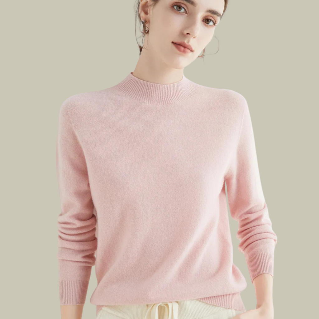 Parsha | Pullover invernale da donna a collo alto in lana merino