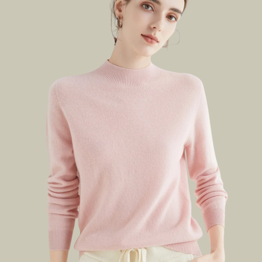 Parsha | Pullover invernale da donna a collo alto in lana merino