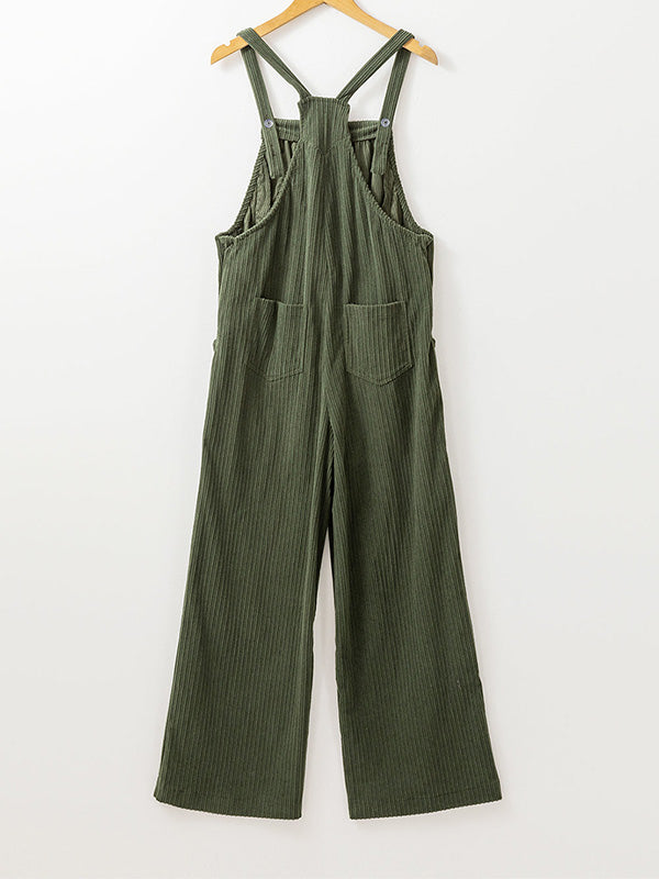 SUENTA Damen Cord Latzhose – Gemütlicher Overall aus Weichem Cordstoff