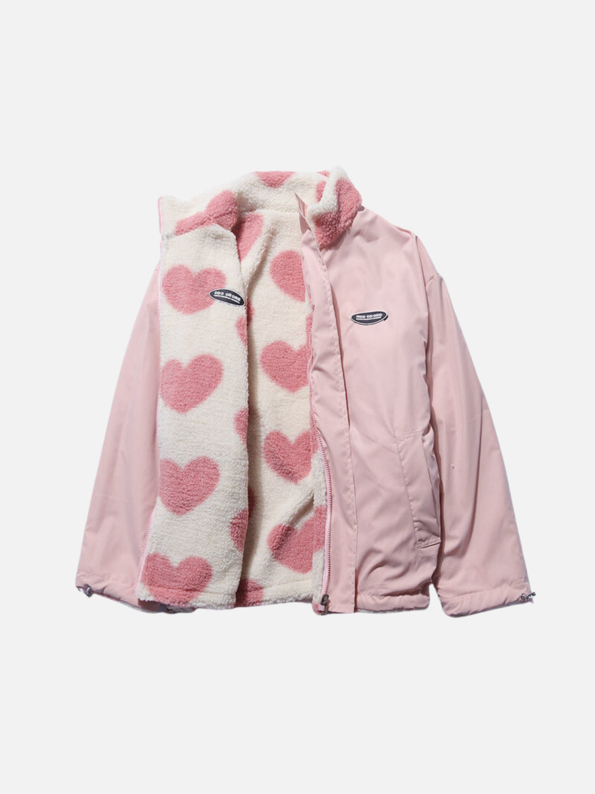 SUENTA Damen Winterjacke Weicher Komfort Warme Freizeit Outfit Rosa