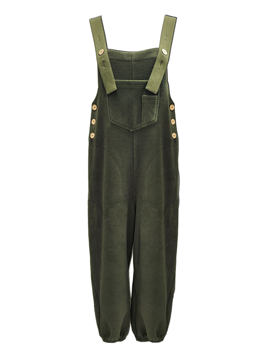 SUENTA Damen Fleece Overall – Weicher Einteiler mit Isolierender Mischung für Kalte Tage