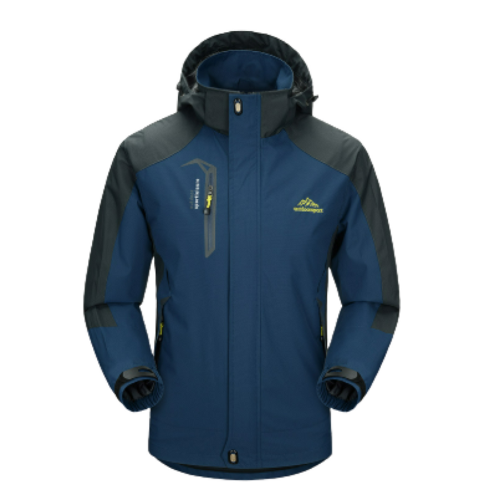SUENTA Herren Winterjacke Mit Kapuze Für Outdoor Isolierung Dunkelblau