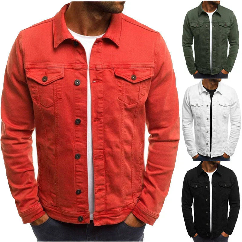 SUENTA Herren Button-Down-Jacke Look Eleganz Funktionalität