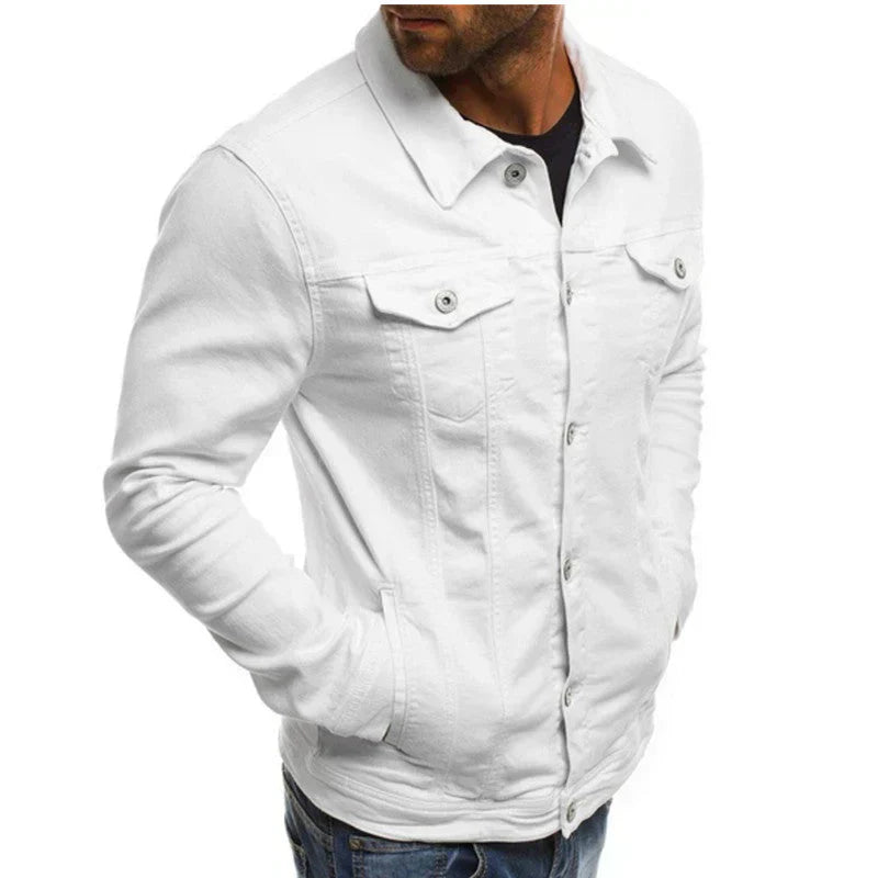 SUENTA Herren Button-Down-Jacke Look Eleganz Funktionalität