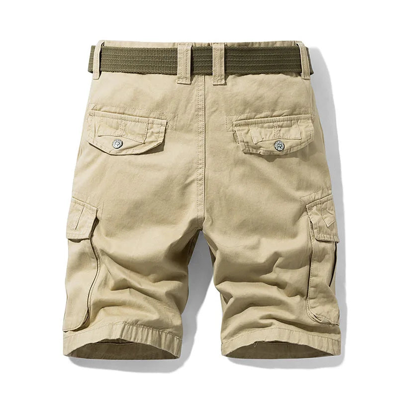 SUENTA Cargo-Shorts Für Herren Bequeme Passform Zahlreiche Taschen