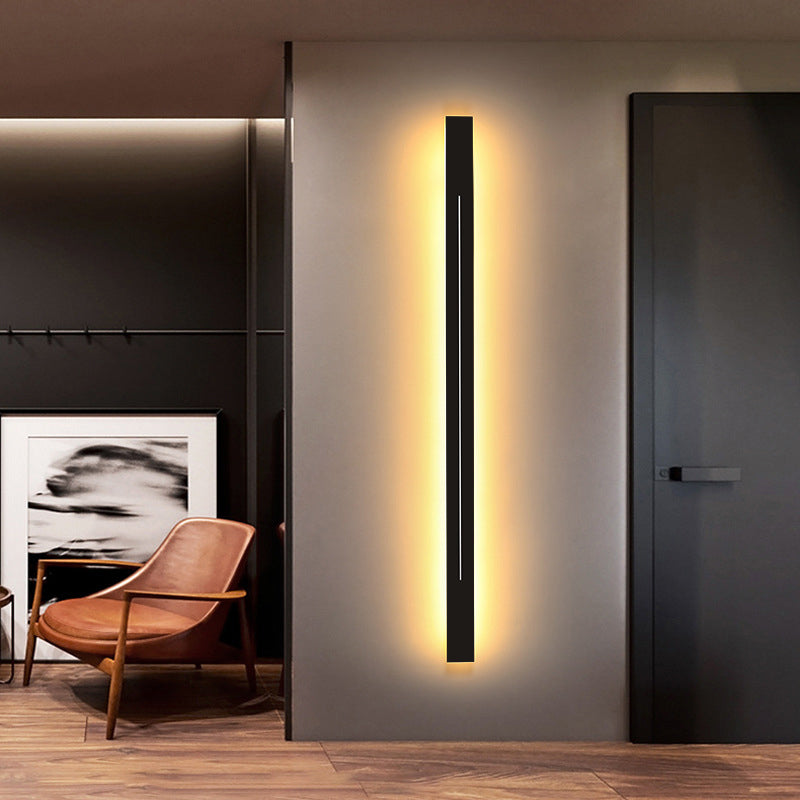 SUENTA Bar-förmige LED Wandleuchte Metall Wohnzimmer Wandlampe