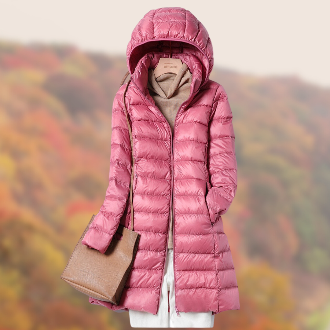SUENTA Múse Damen Übergangsjacke - Leicht, Wind- und Wasserabweisend Rosa