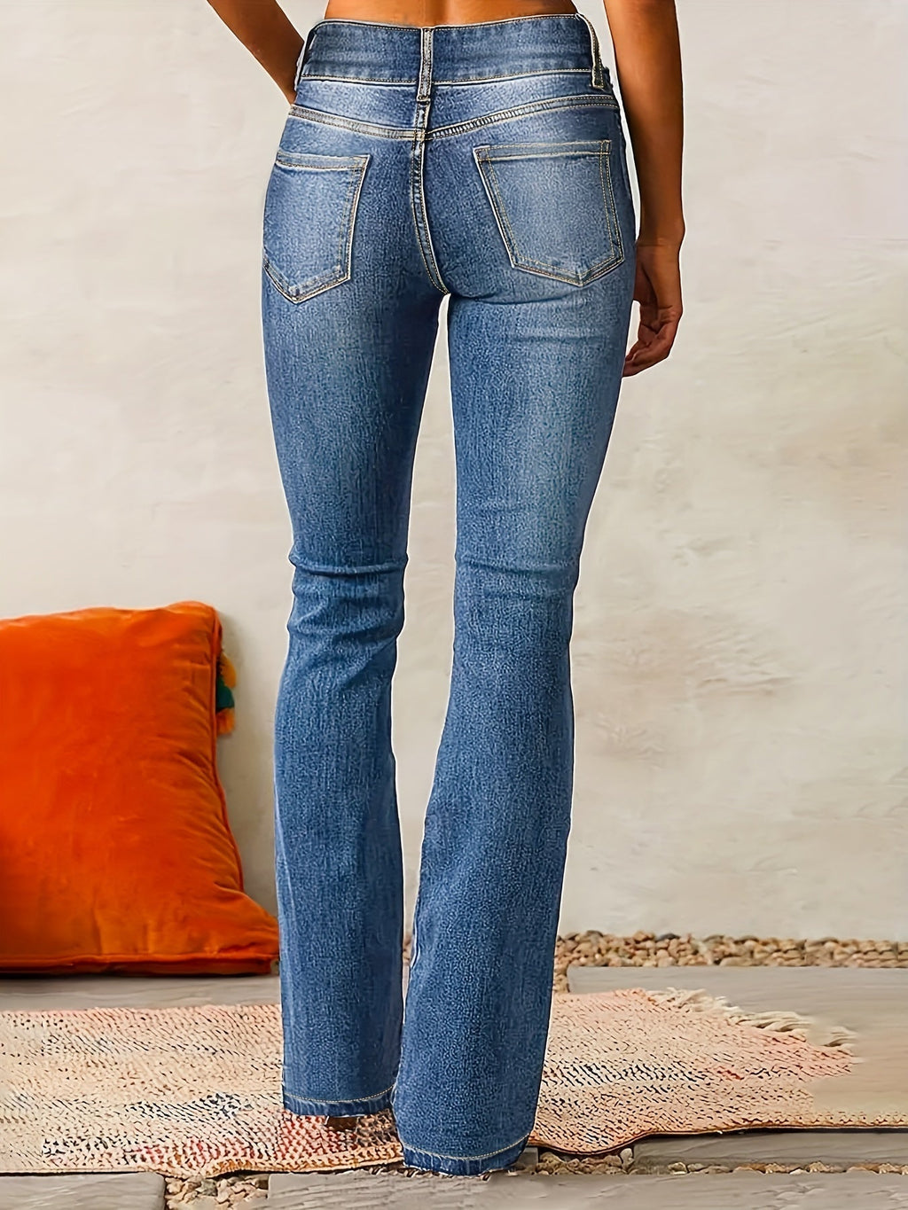 Isana | Jeans da donna a vita alta con gamba ampia