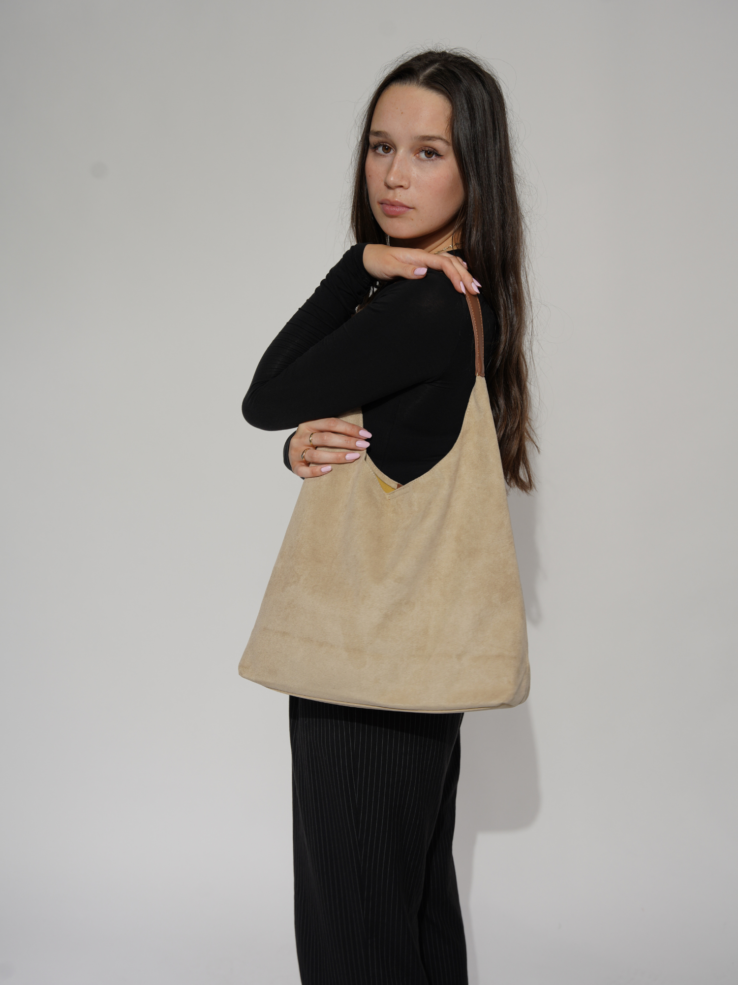 SUENTA Daily Leather Tote Stilvolle Tasche Aus Geschmeidigem Leder