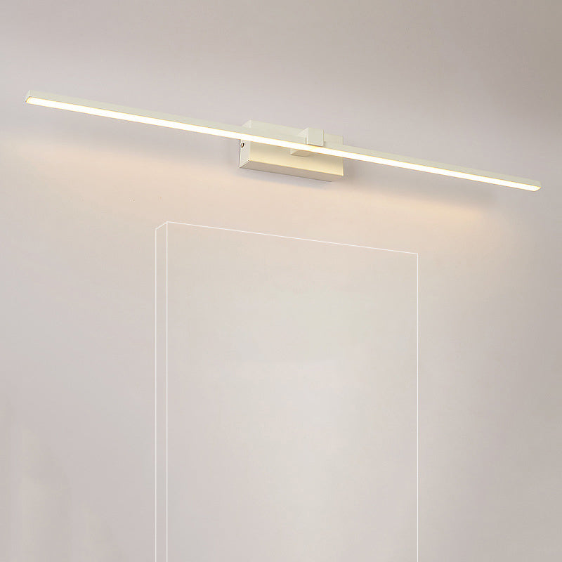 SUENTA Lineare Badezimmer-Wandleuchte Metallic Led Schminklicht