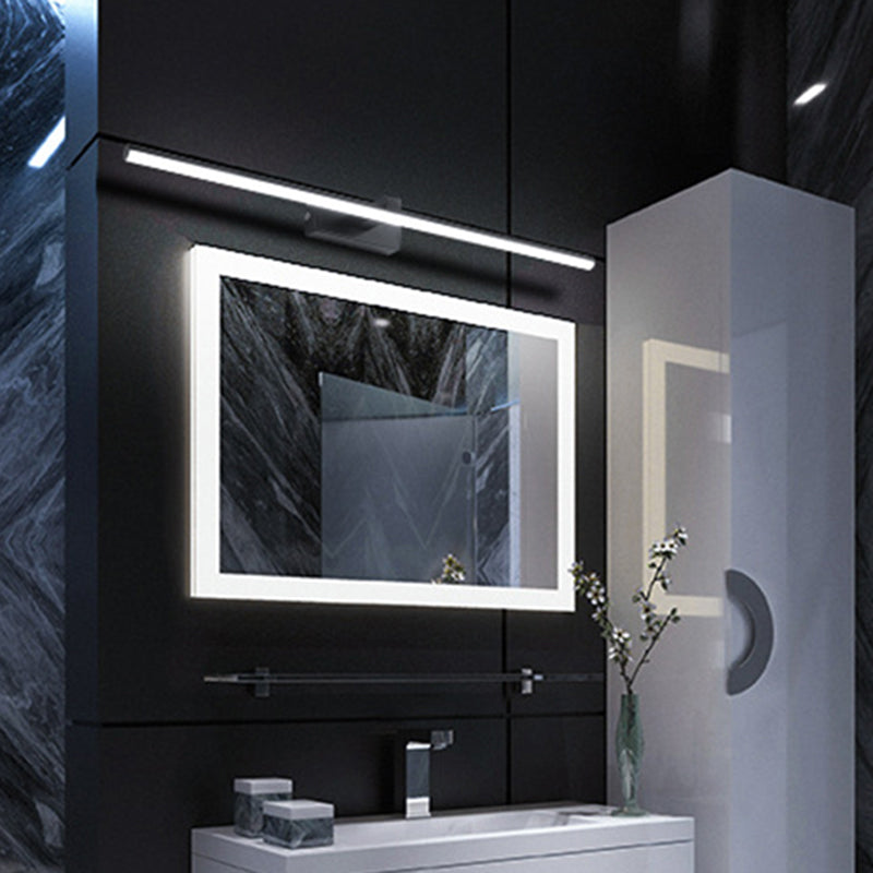 SUENTA Lineare Badezimmer-Wandleuchte Metallic Led Schminklicht