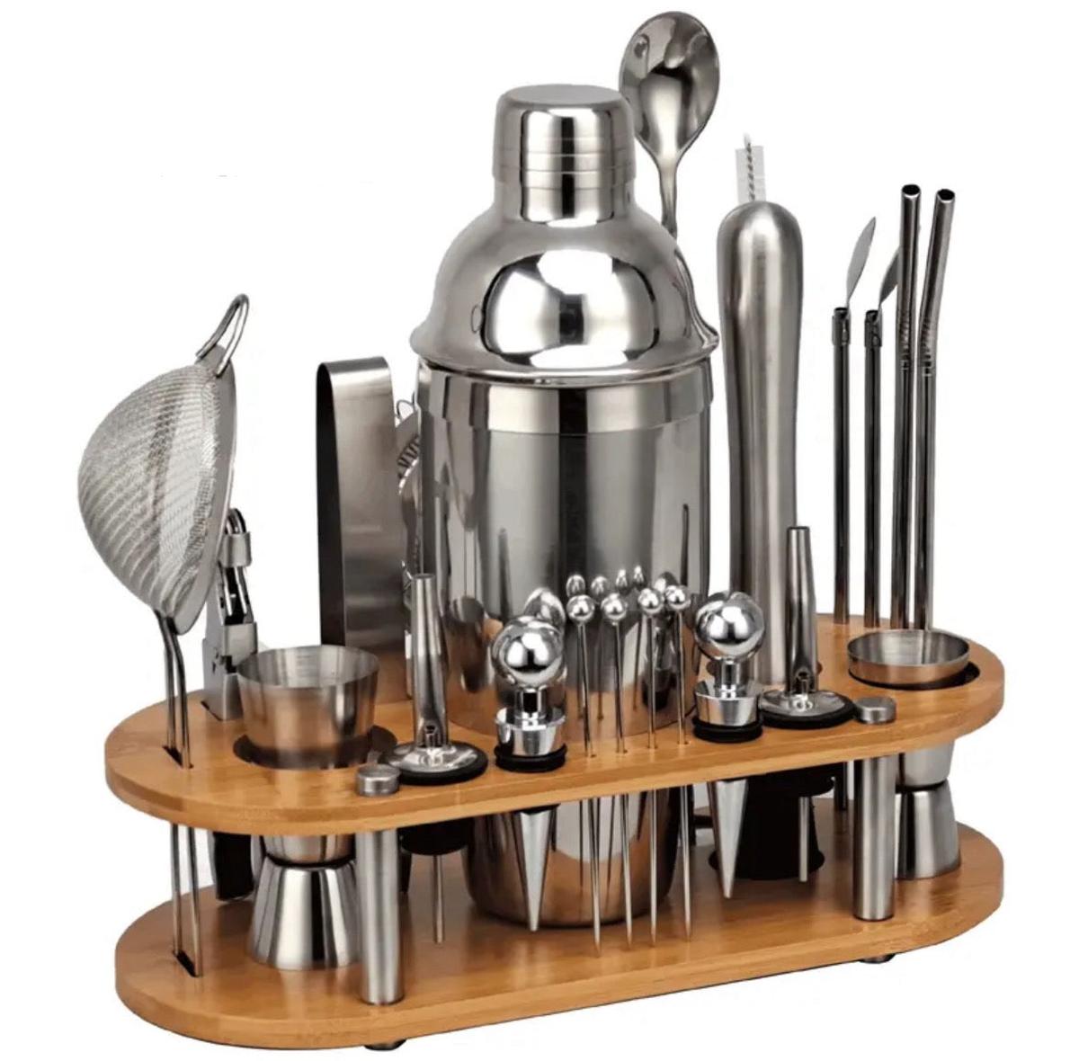SUENTA 23-Teiliges Barkeeper-Set Für Profi Cocktails Komplett