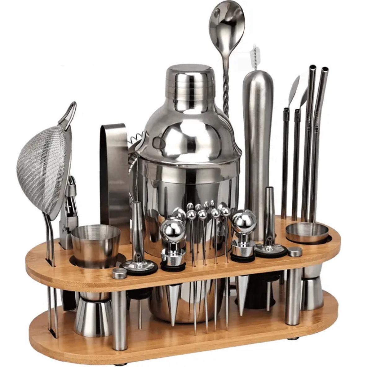 SUENTA 23-Teiliges Barkeeper-Set Für Profi Cocktails Komplett