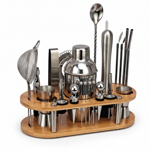 SUENTA 23-Teiliges Barkeeper-Set Für Profi Cocktails Komplett