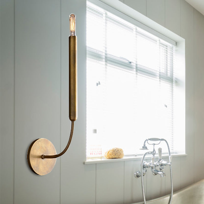 SUENTA 1/2 Glühbirnen Wandlampe Traditionelle Metall Wandleuchte in Schwarz/Messing für das Esszimmer 1.0 Messing