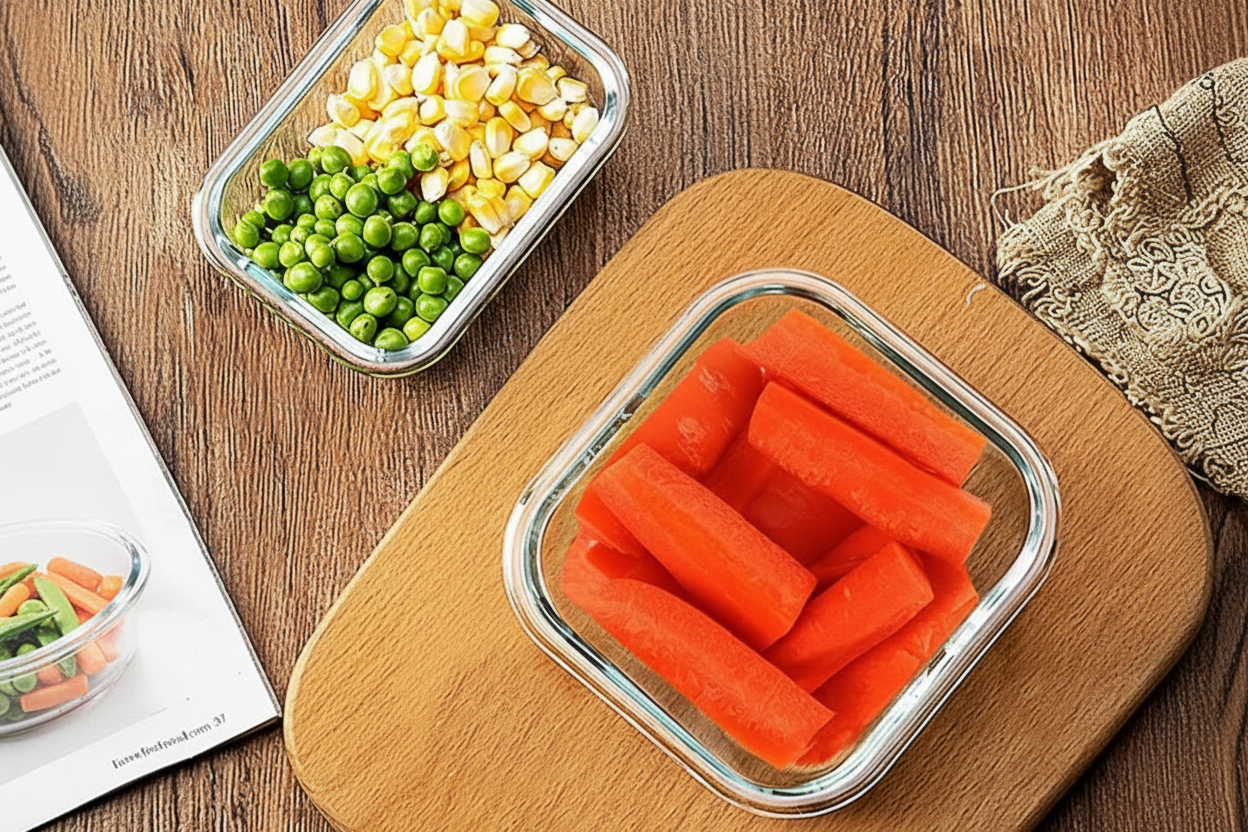 SUENTA 24-teiliges luftdichtes Glas-Vorratsdosen-Set Stapelbare Behälter