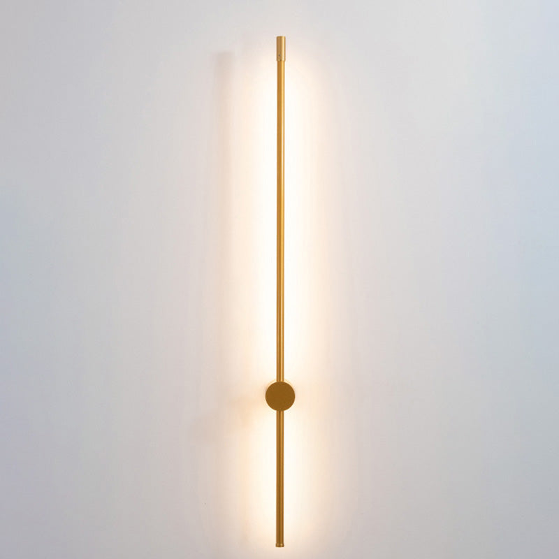 SUENTA Wandleuchte Slim Rod Treppen Aluminium LED Schwarz Gold Gold 39"