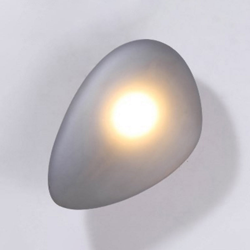 SUENTA Wandlampe Frosted Glass Cobblestone Größe 10-14Zoll 1-Licht Grau Füllung