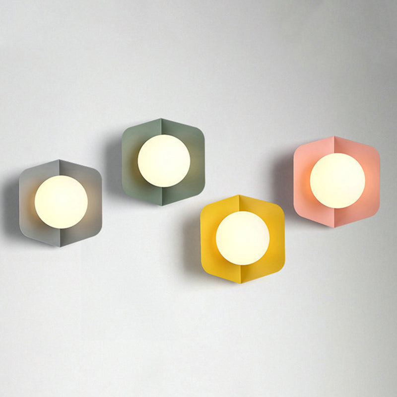 SUENTA Wandleuchte Metall Grau Innenraum LED Stil Nordic Modern